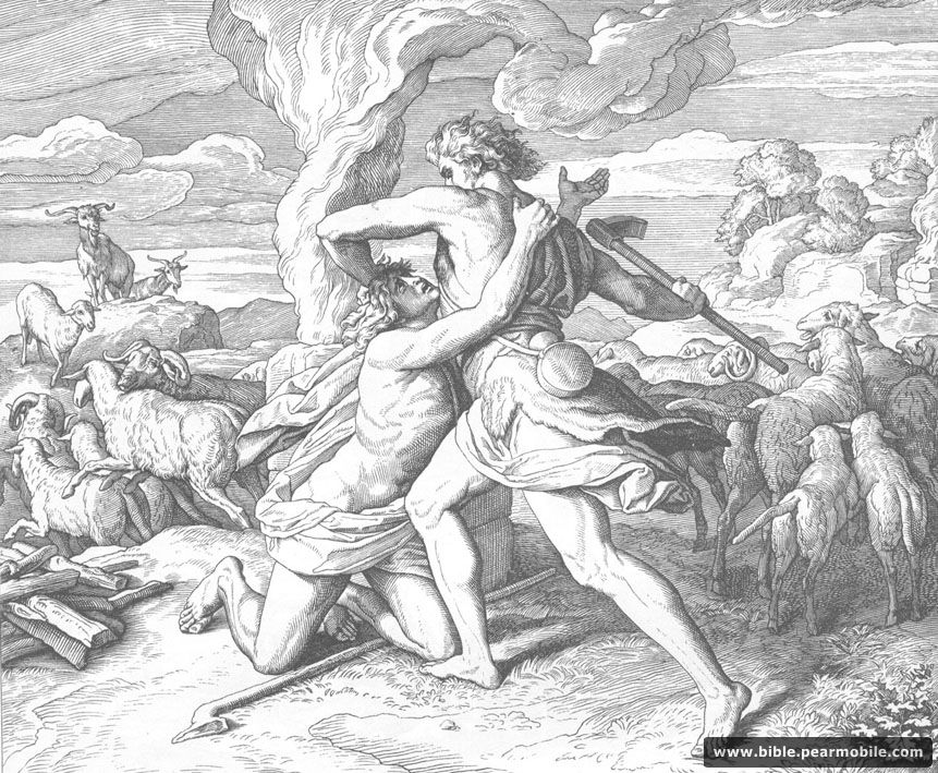 창세기 4:8 - Cain Kills Abel