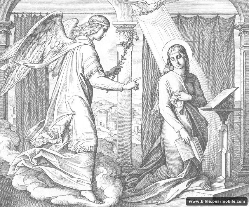 ルカによる福音書 1:38 - The Annunciation to Mary