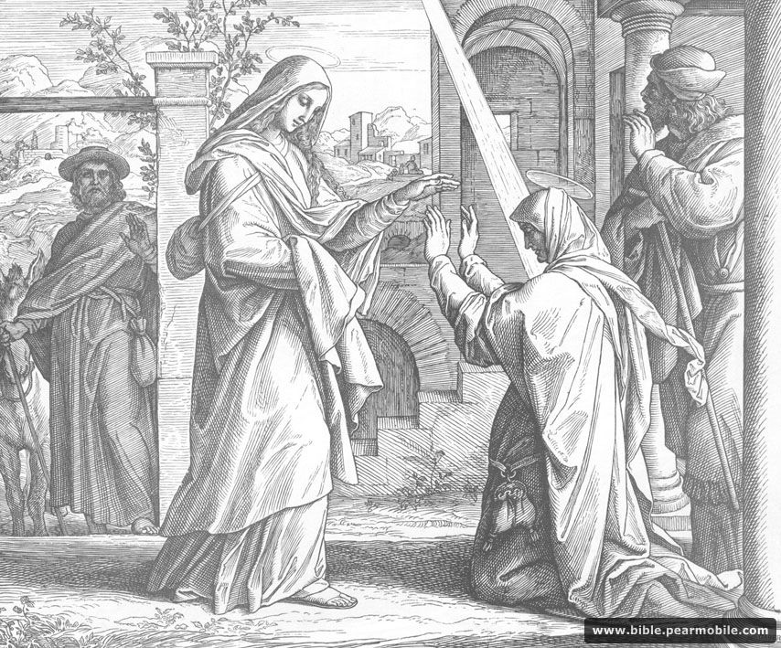 Від Луки 1:41 - Mary Visits Elizabeth