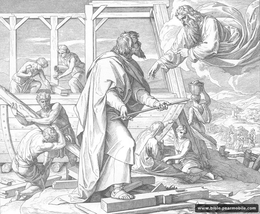 Ensimmäinen Mooseksen kirja 6:16 - Noah Builds the Ark