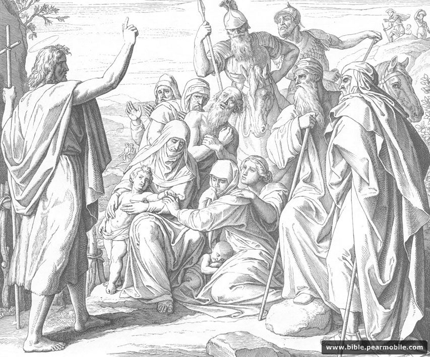Luc 3:3 - John the Baptist Preaching