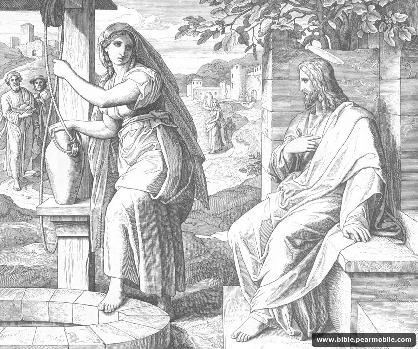约翰福音 4:9 - Jesus and the Samaritan Woman