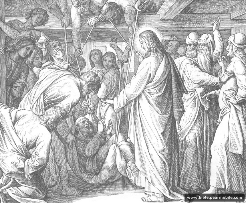 От Луки святое благовествование 5:24 - Jesus Heals a Paralytic