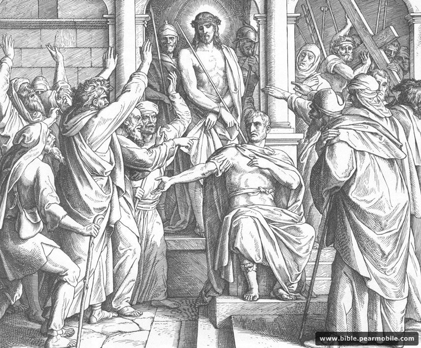 Johanneksen 19:15 - Jesus Before Pilate