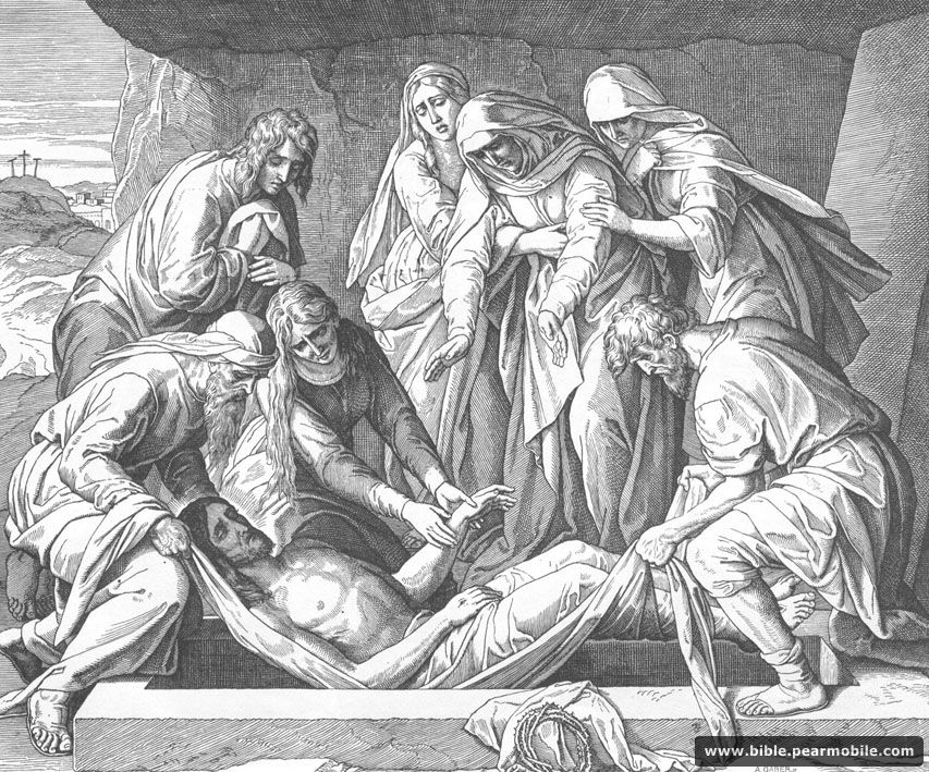 Evanjelin’i Joany 19:40 - Jesus Buried