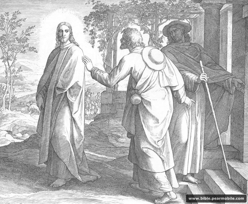 Lukas 24:18 - Disciples on Road to Emmaus