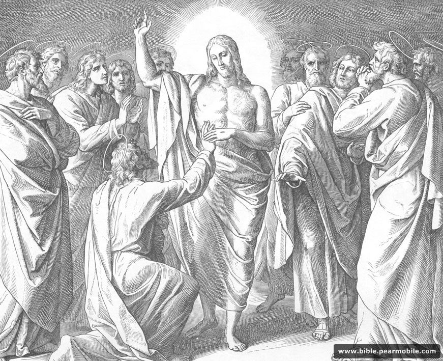 Jana 20:26 - Jesus Appears to Thomas