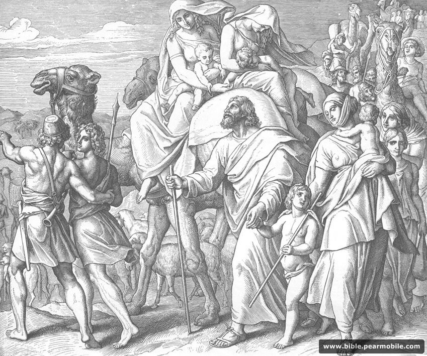 Genèse 31:18 - Jacob Leaves For Canaan