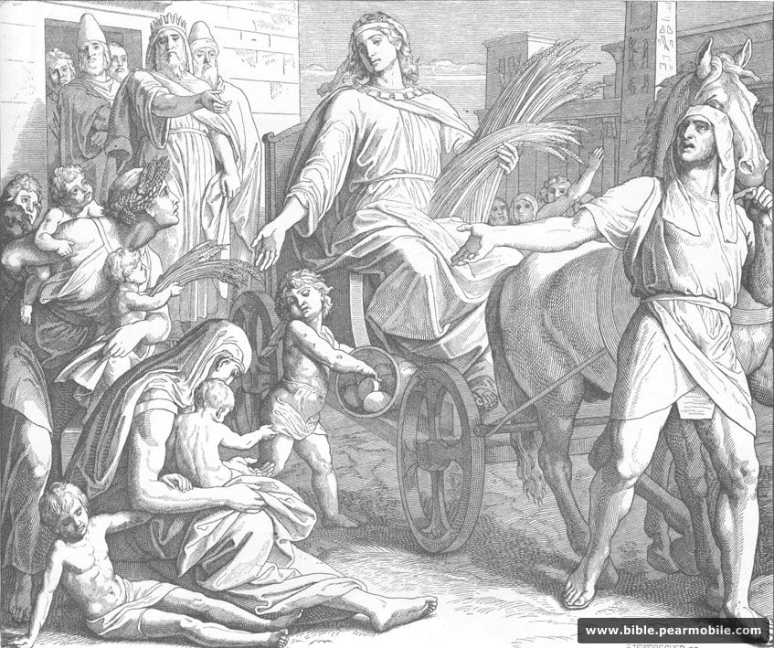 ကမာၻဦးက်မ္း 41:43 - Joseph in Charge of Egypt