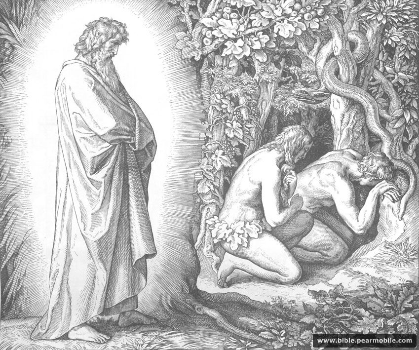 1 Mose 3:9 - Adam & Eve Hide From God